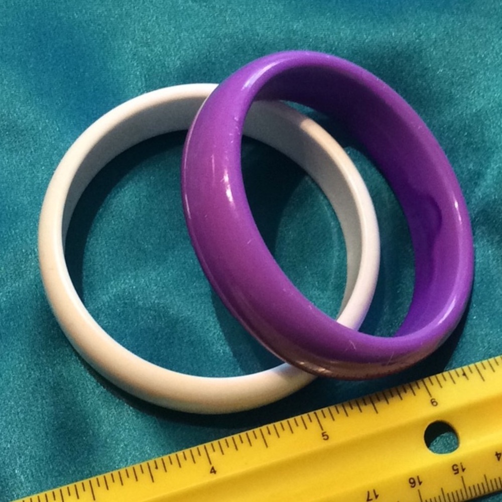 Two Plastic Bangles - image 4